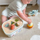 3in1 Toy Box - Sorting Blocks, Stackable Pyramid and Elephant On Wheels