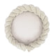 Baby Nest & Play Mat With Crib Bumper Braid - Ecru