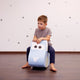 Soft Play Ride On Toy - Light Blue Car